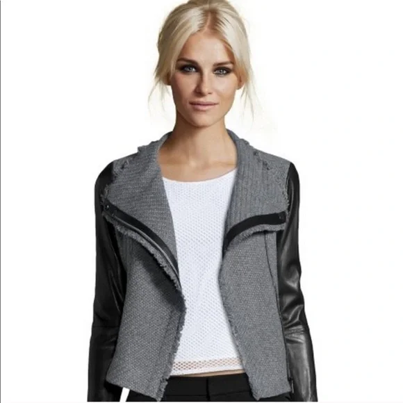 Vince Tweed and Leather jacket - Picture 3 of 13